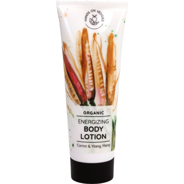 Hands on Veggies Organic Energizing Body Lotion Carrot & Ylang Ylang Pleasant body lotion with selected ingredints