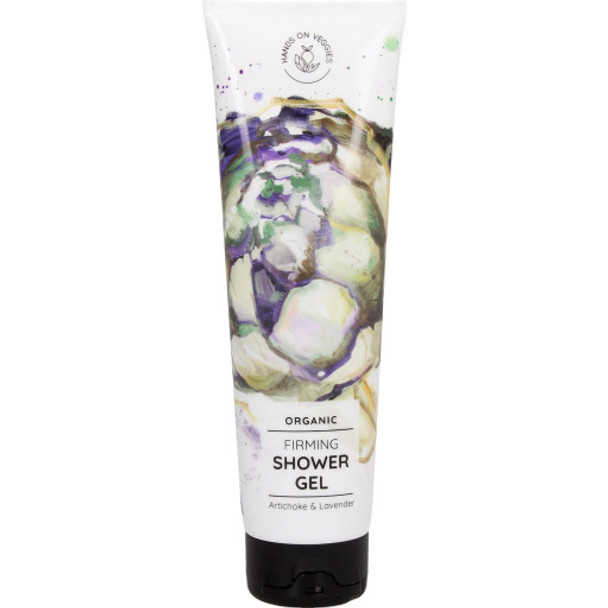 Hands on Veggies Organic Firming Shower Gel Artichoke & Lavender Gentle cleanser for a firmer complexion