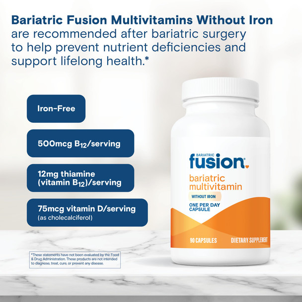 Bariatric Fusion One PER Day Multivitamin Capsule with 45mg 90 Count