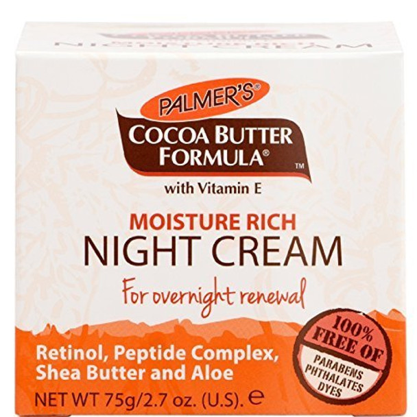 Palmer's Cocoa Butter Formula Moisture Rich Night Cream, 2.70 oz ( Pack of 2)