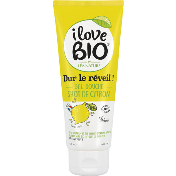I LOVE BIO BY LEA NATURE Lemon Shower Gel Refreshing cleanser for daily use