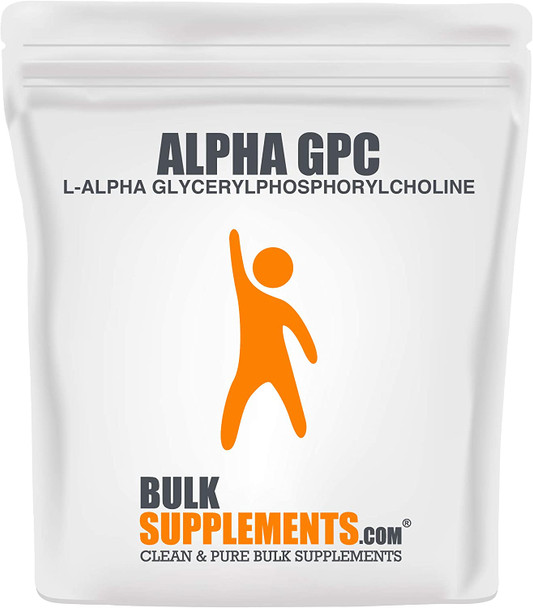 BulkSupplements.com Alpha-GPC (L-Alpha Glycerylphosphorylcholine)- Memory Supplement for Brain - Choline Supplements (100 Grams - 3.5 oz)