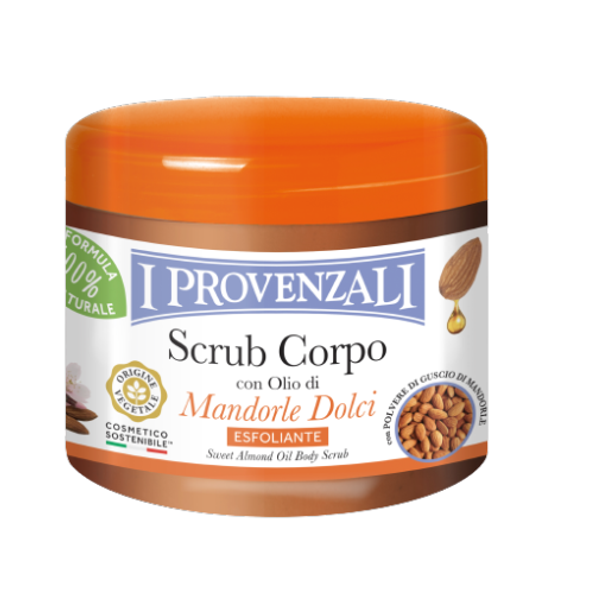 I PROVENZALI Sweet Almond Body Scrub Soft & smooth skin thanks to exfoliating oils