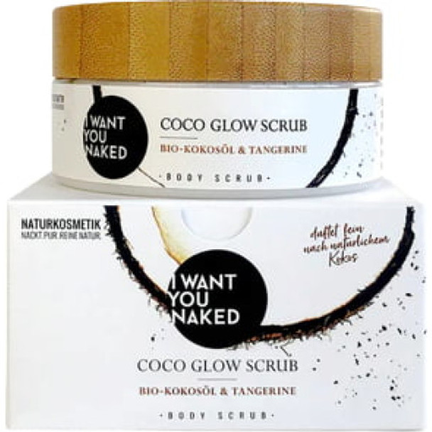 I WANT YOU NAKED Coco Glow Body Scrub Conditioning care for increased well-being