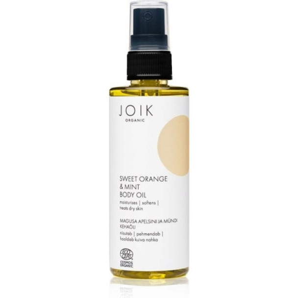 JOIK Organic Sweet Orange & Mint Body Oil Pampering oil blend with a fruity scent