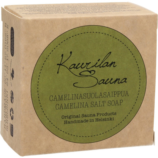 Kaurilan Sauna Camelina Salt Soap Mild soap enriched with selected plant oils & sea salt Kaurilan Sauna Camelina Salt Soap Mild soap enriched with selected plant oils & sea salt