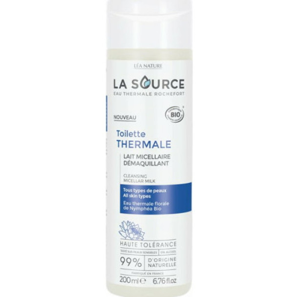 La Source Eau Thermale Rochefort Toilette THERMALE Cleansing Micellar Milk Reliable eyes, lip & face make-up remover