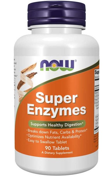 Now Foods Super Enzymes, 90 Tabs