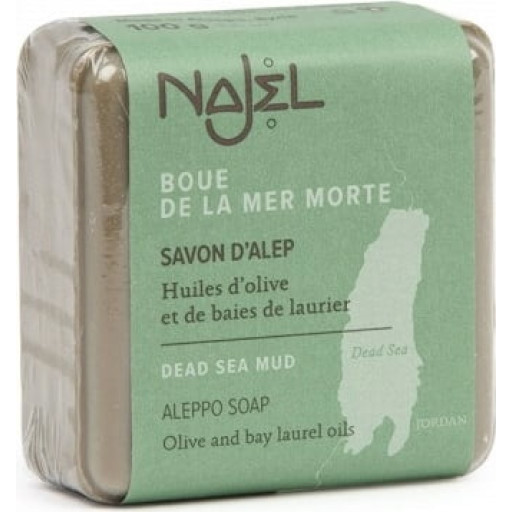 Najel Aleppo Soap with Dead Sea Mud Remineralising cleanser for the face & neck
