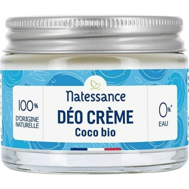 Natessance Coconut Deodorant Cream Effective protection that lasts all day long