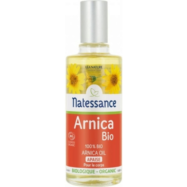 Natessance Arnica Oil Nourishing macerate derived from flowers in organic sunflower oil