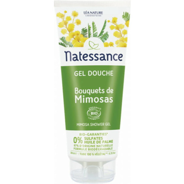 Natessance Mimosa Shower Gel Heavenly floral aromas & a skin-friendly formula