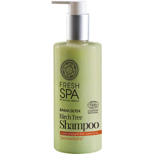 Natura Siberica Fresh Spa Birch Tree Strengthening Shampoo Mild yet effective cleansing for shiny hair