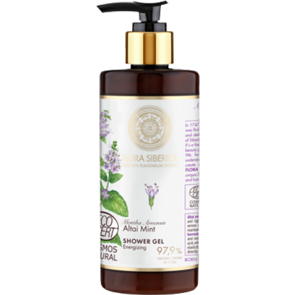 Natura Siberica FLORA SIBERICA Energizing Shower Gel Invigorating body cleanser with selected plant extracts