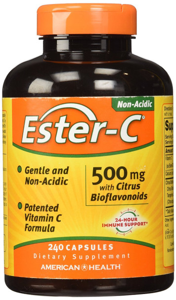 Ester-C 500 Mg With Citrus Bio, 240 Cap (Pack Of 2)