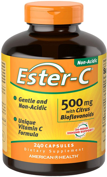 Ester-C 500 Mg With Citrus Bio, 240 Cap (Pack Of 2)