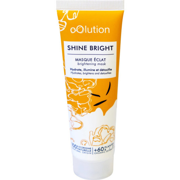 oOlution SHINE BRIGHT Brightening Mask With more than 60 organic extracts for renewed radiance