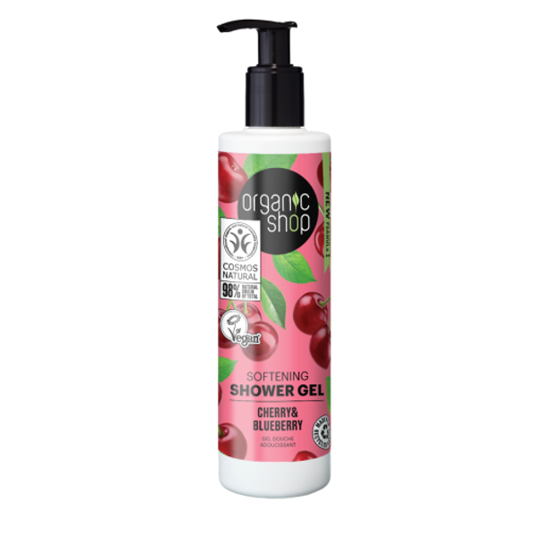 Organic Shop Cherry & Blueberry Softening Shower Gel Ideal for daily use