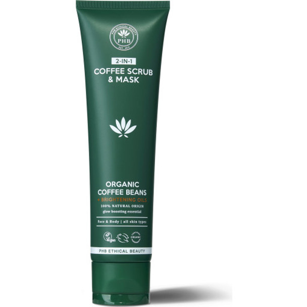 PHB Ethical Beauty Skin Shot Coffee Bean Scrub & Mask Revitalising scrub for glowing & smooth skin PHB Ethical Beauty Skin Shot Coffee Bean Scrub & Mask Revitalising scrub for glowing & smooth skin