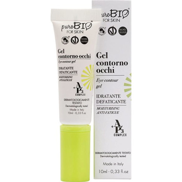 puroBIO Cosmetics forSKIN AP3 Anti-Fatigue Eye Contour Gel Intensive care that counteracts dark circles & expression lines