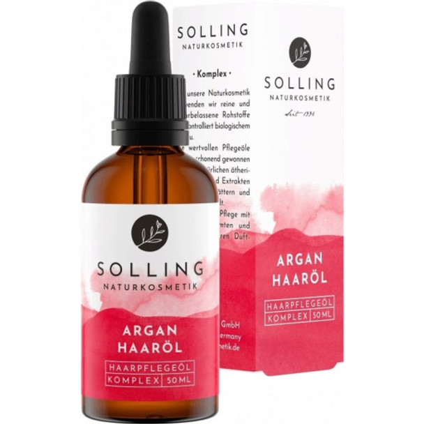 SOLLING Naturkosmetik Argan Hair Care Oil For natural silky shine SOLLING Naturkosmetik Argan Hair Care Oil For natural silky shine