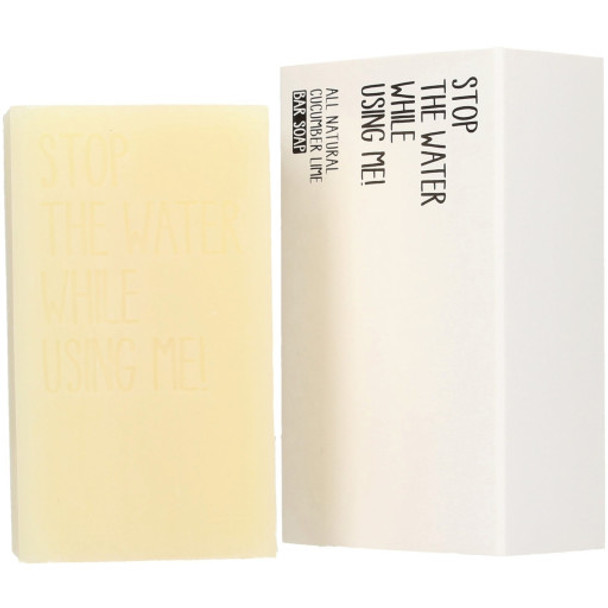 Stop The Water While Using Me! All Natural Cucumber Lime Bar Soap Gently cleanses & refreshes