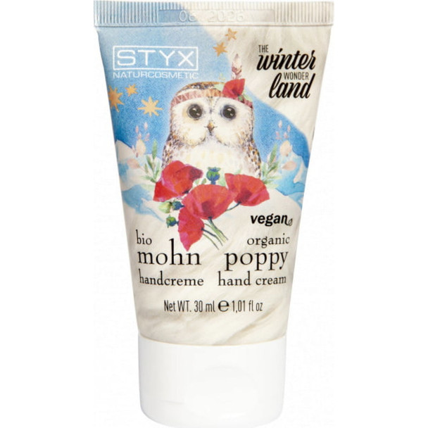 Styx Poppy Hand Cream Winter Edition Rich Care With Shea Butter & Aloe Vera