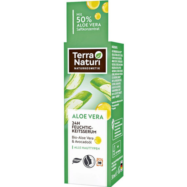 Terra Naturi ALOE VERA 24h Moisture Serum Light-weight texture