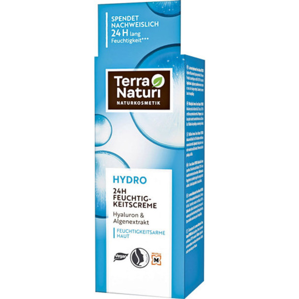 Terra Naturi HYDRO 24h Moisture Cream Nurtures the skin all day long