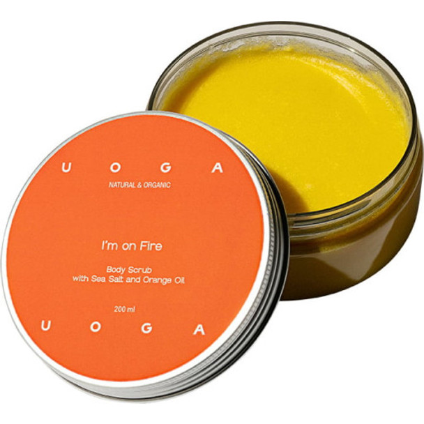 UOGA UOGA Natural Body Scrub "I'm on Fire" The finest sea salt leaves your skin feeling soft to the touch