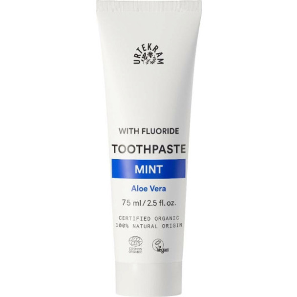 Urtekram Mint Toothpaste with Flouride For a radiantly healthy smile!