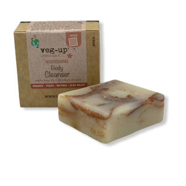 veg-up ZERO-Waste Nourishing Body Cleanser Gently body soap infused with ylang-ylang