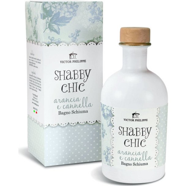 VICTOR PHILIPPE Shabby Chic Orange & Cinnamon Bath Foam Fragrant bath additive in elegantly designed packaging