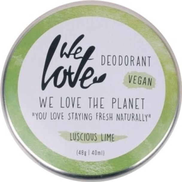 We Love The Planet Luscious Lime Deodorant Reliable odour protection - naturally