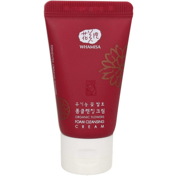 Whamisa Organic Flowers Foam Cleansing Cream For an even-looking complexion