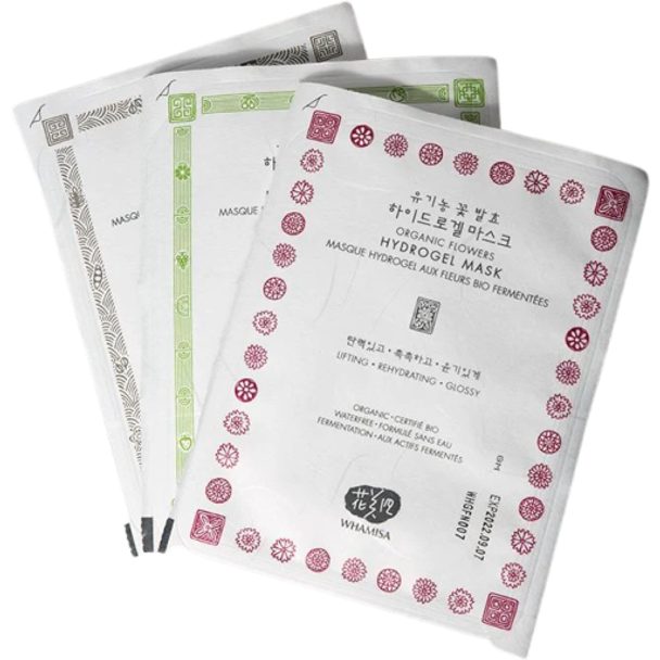 Whamisa Masks Set Beauty booster in a 3-piece set