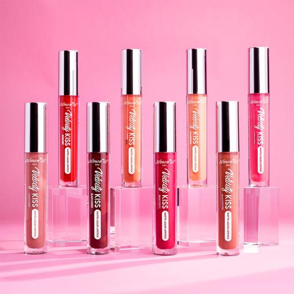 AM-Velvety Kiss Matte Liquid Lipstick : 4 DZ