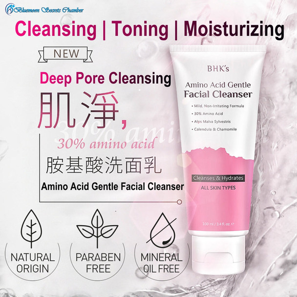 BHK's Amino Acid Gentle Facial Cleanser?Cleanses & Hydrates?