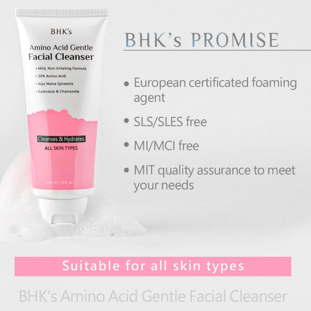 BHK's Amino Acid Gentle Facial Cleanser?Cleanses & Hydrates?