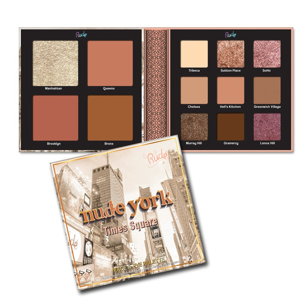 RU-21047 Nude York Face & Eye Palette : 6PC