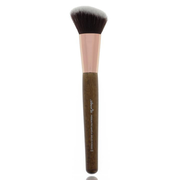 AM-BR103 : Deluxe Angled Contour Brush