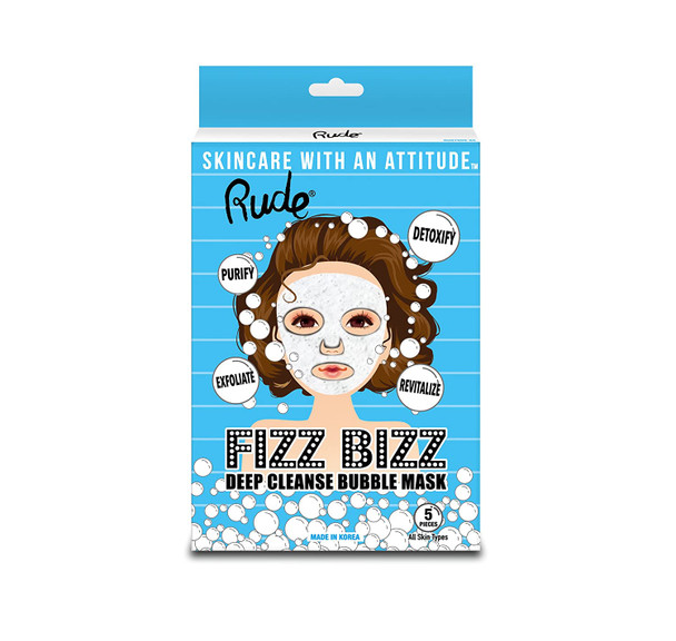 RU-87909X5 : Sucke'em Out-Fizz Bizz Cleanse Bubble Mask (5 Pack) x 3 Set