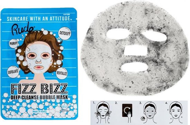 RU-87909X5 : Sucke'em Out-Fizz Bizz Cleanse Bubble Mask (5 Pack) x 3 Set
