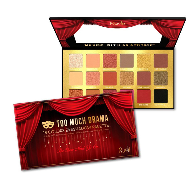 RU-88001 : Too Much Drama - 18 Eyeshadow Palette 6 PC