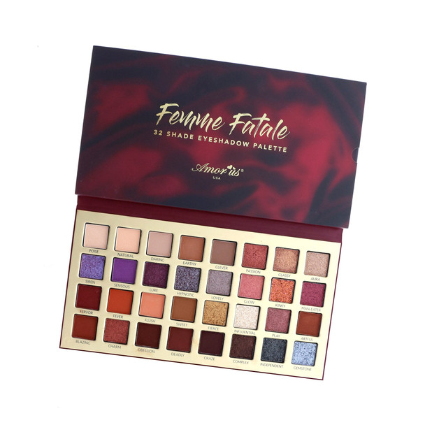 AM-FFESD : Femme Fatale 32 Shade Eyeshadow Palette : 6 PC