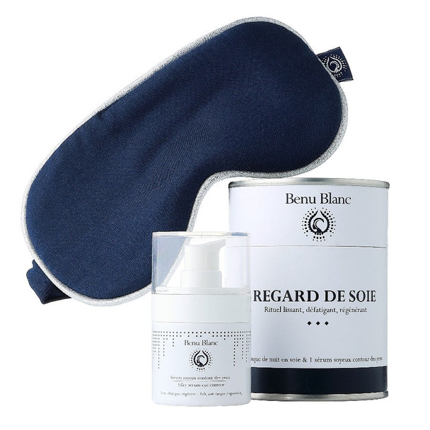 Regard de Soie : serum contour des yeux et masque en soie Bleu des Reves