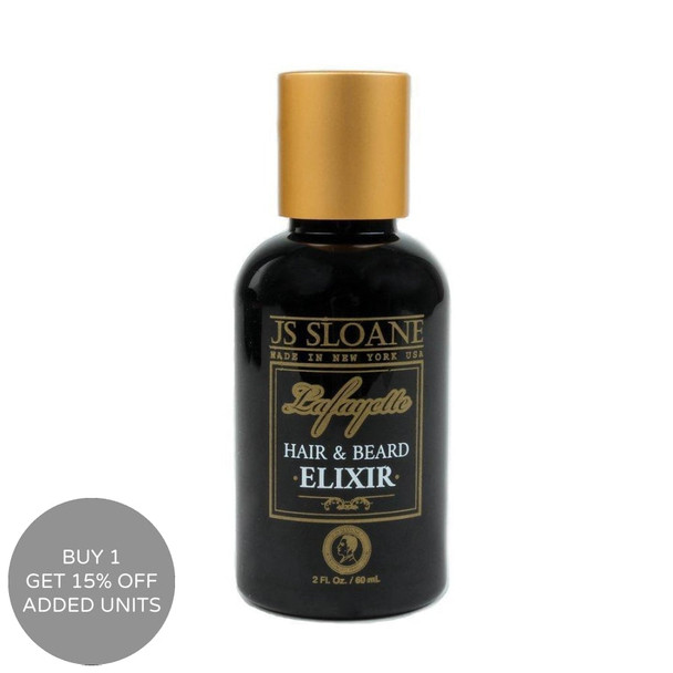 JS Sloane Lafayette Hair & Beard Elixir 60ml