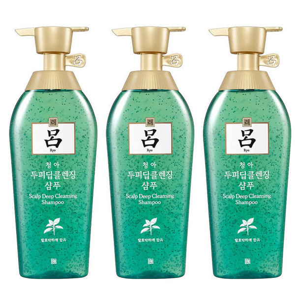 [Ryo] Cheongamo Scalp Deep Cleansing Shampoo 400ml x 3ea