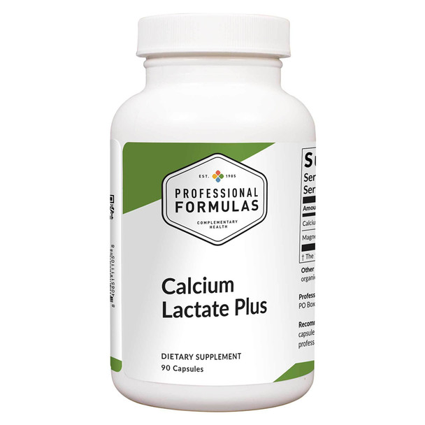 Calcium Lactate Plus 90 Capsules - 2 Pack