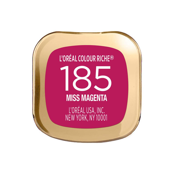 L'Oreal Paris Colour Riche Lipcolour, Miss Magenta [185], 1 Count